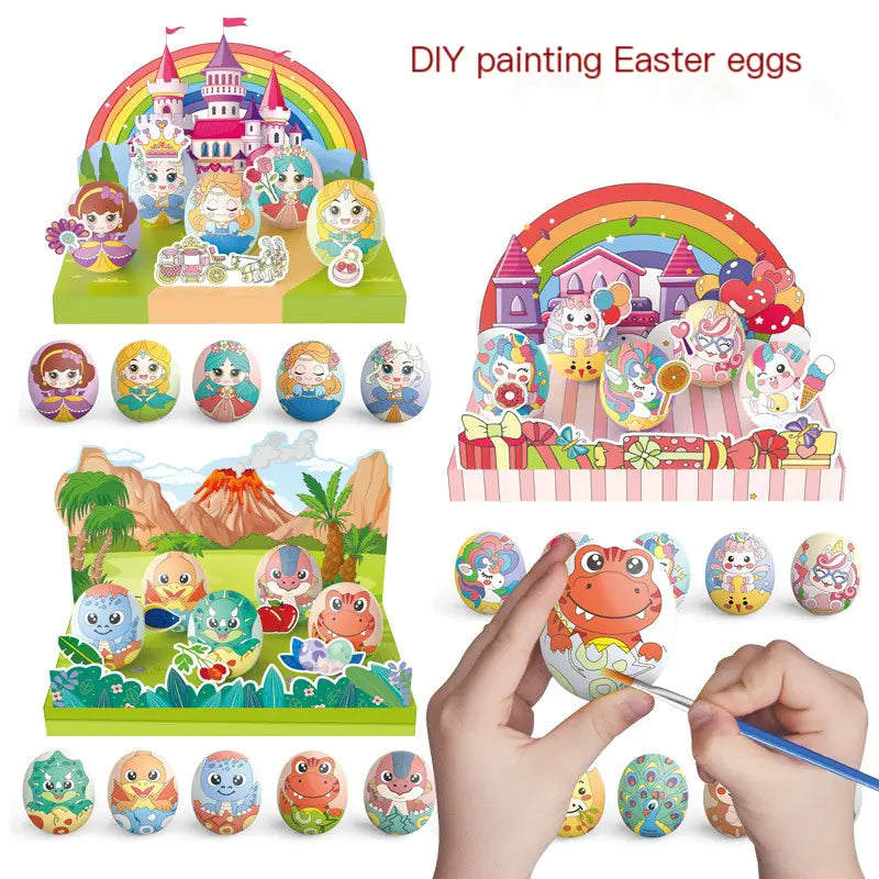 Kids' DIY Dinosaur Egg Paint Kit