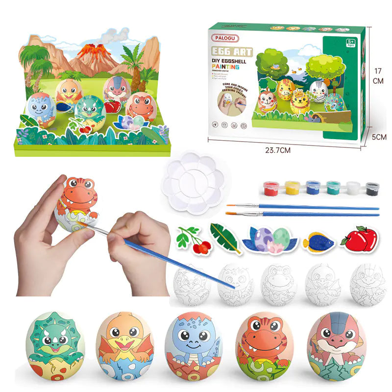 Kids' DIY Dinosaur Egg Paint Kit