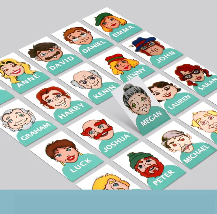 "Who I Am Double?" Educational Guessing Board Game