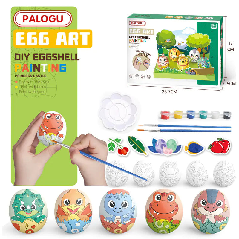 Kids' DIY Dinosaur Egg Paint Kit