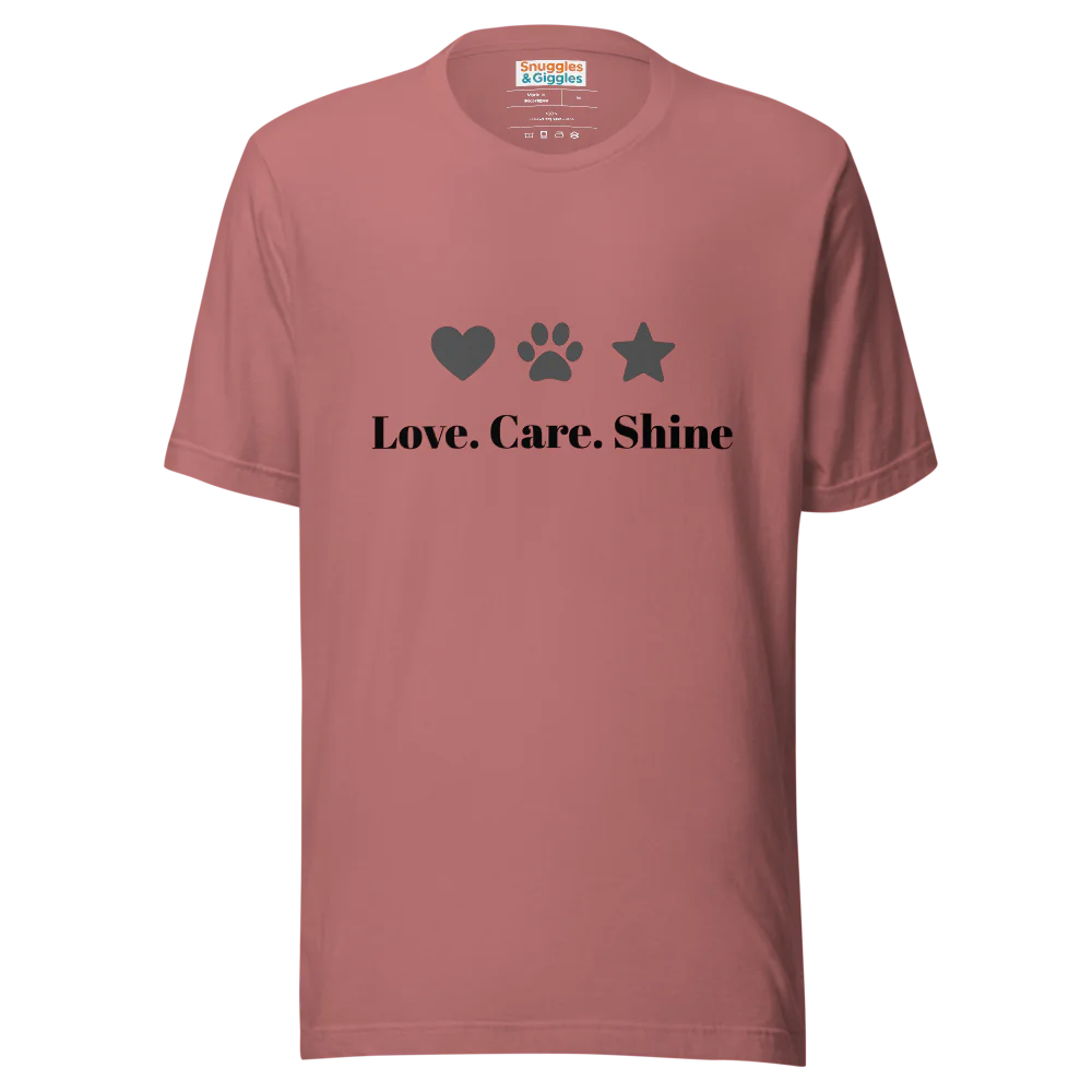 Heart Paw Star Kindness Unisex Tee
