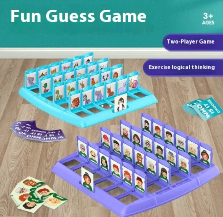 "Who I Am Double?" Educational Guessing Board Game