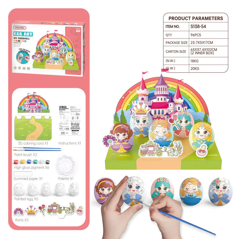 Kids' DIY Dinosaur Egg Paint Kit